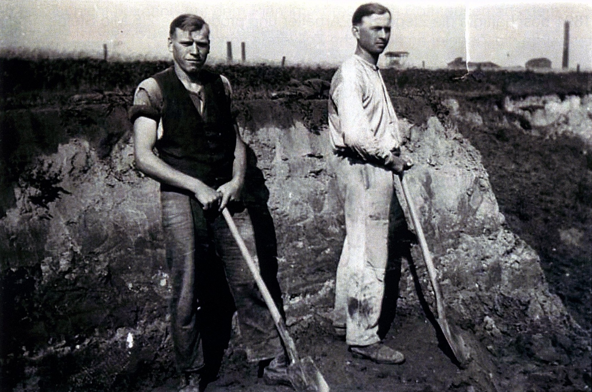 Arbeiter im Lehmberg