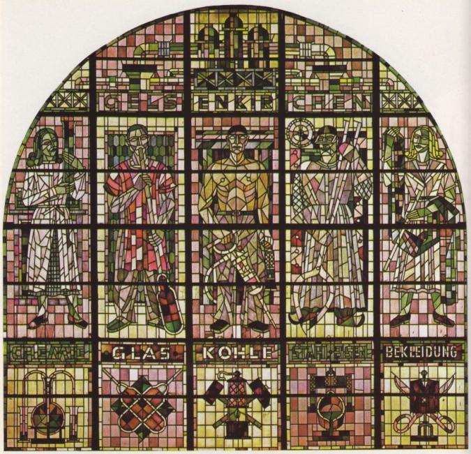 Mosaikfenster des alten Bahnhofs